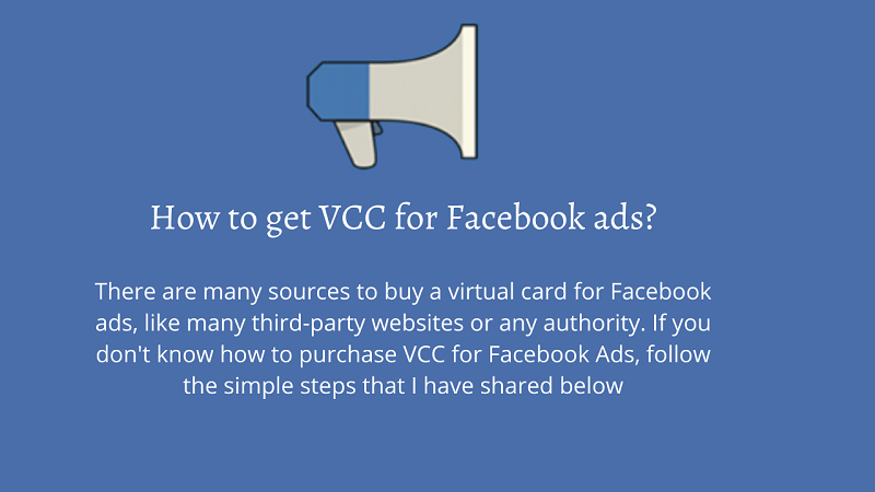 Buy VCC For Facebook Ads