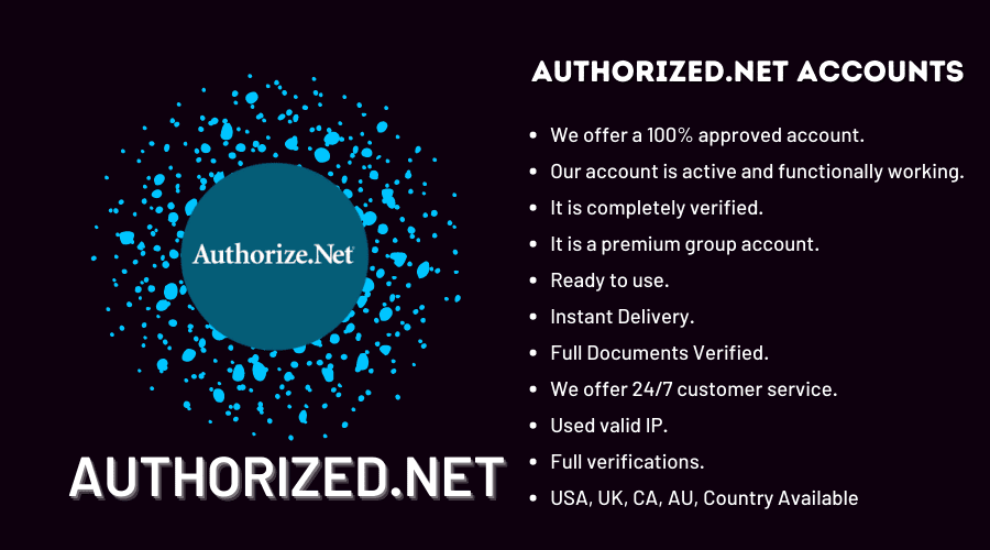 Buy Authorize.Net Account